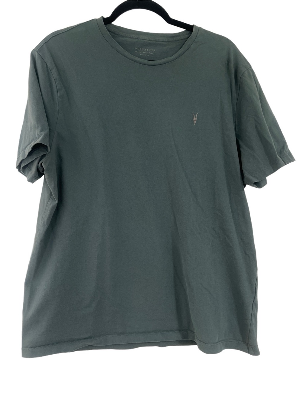 All Saints Men’s Crew Neck T-Shirt in Green
